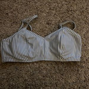 Stripped bikini top